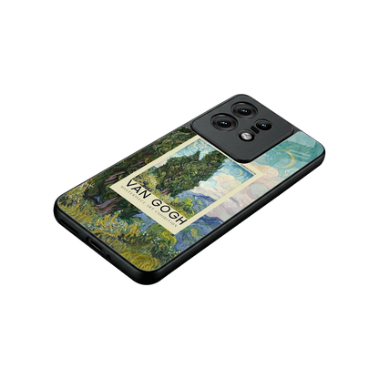 Cypresses stylish phone case for motorola edge 50 pro | glossy glass and slim fit