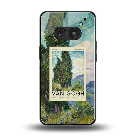 Cypresses back phone cover | glass case for nothing phone 2a