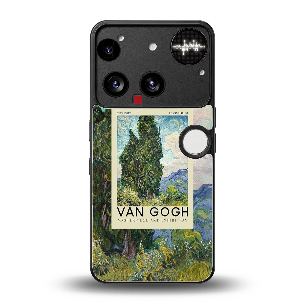 Cypresses back phone cover | glass case for nothing phone 3
