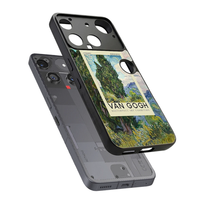Cypresses sleek nothing phone 3 cover with tempered glass back and TPU edges
