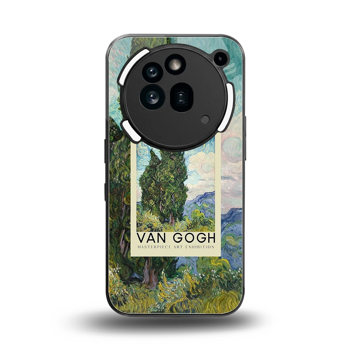 Cypresses back phone cover | glass case for nothing phone 3a pro