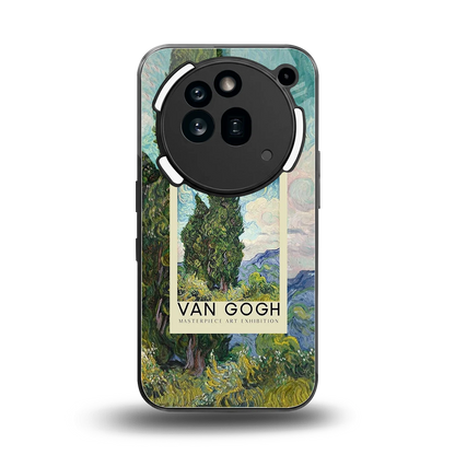 Cypresses back phone cover | glass case for nothing phone 3a pro