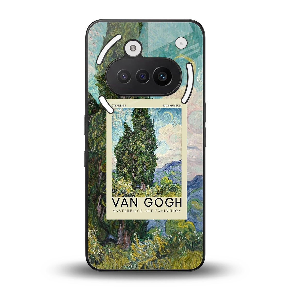 Cypresses back phone cover | glass case for nothing phone 3a
