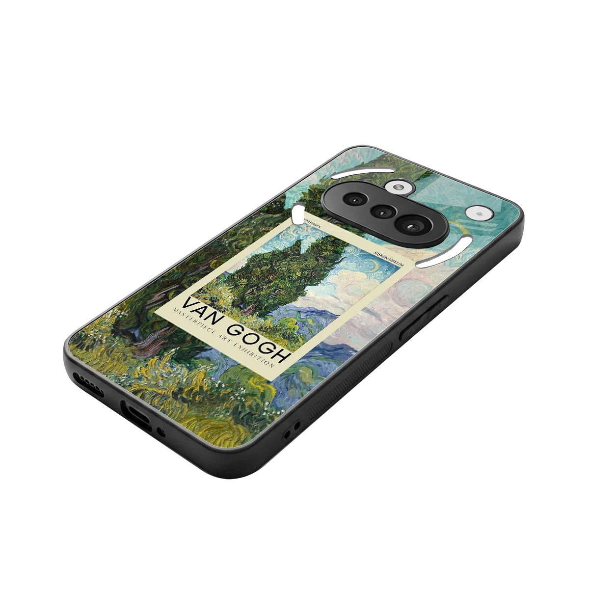 Cypresses stylish phone case for nothing phone 3a | glossy glass and slim fit