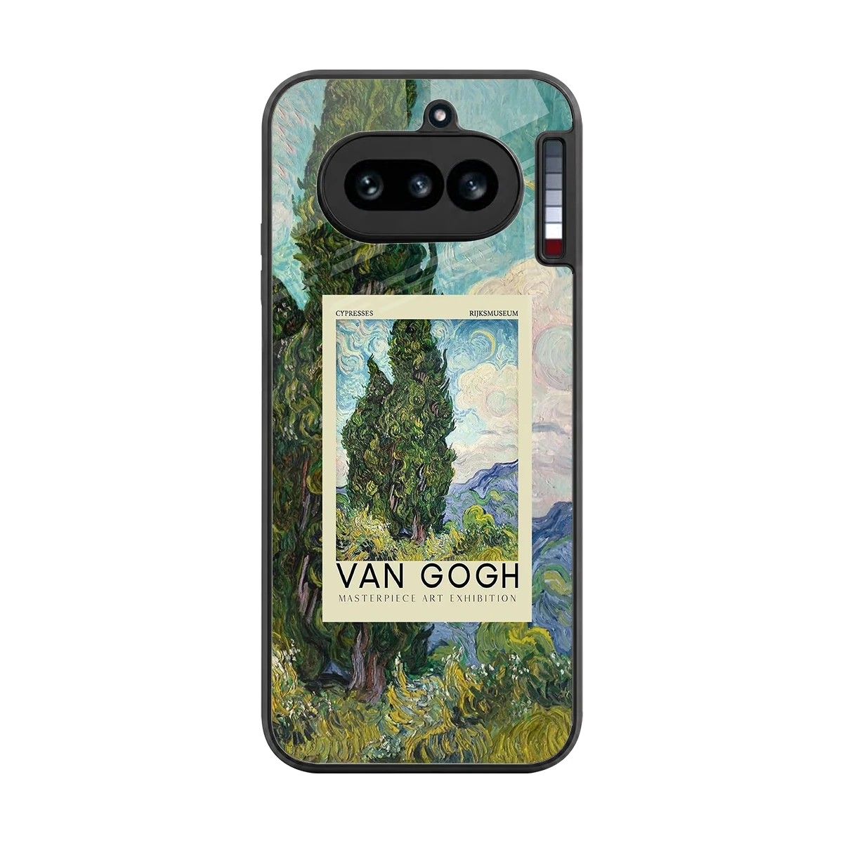 Cypresses back phone cover | glass case for nothing phone 4a