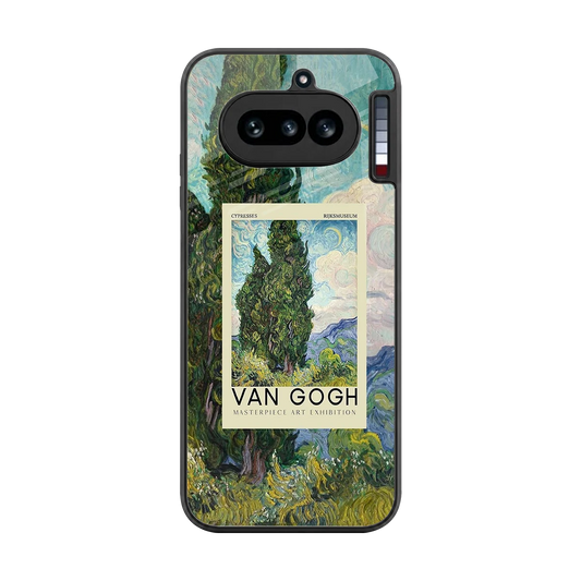 Cypresses back phone cover | glass case for nothing phone 4a
