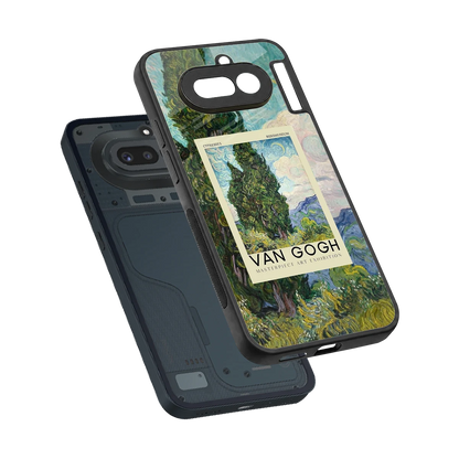 Cypresses sleek nothing phone 4a cover with tempered glass back and TPU edges