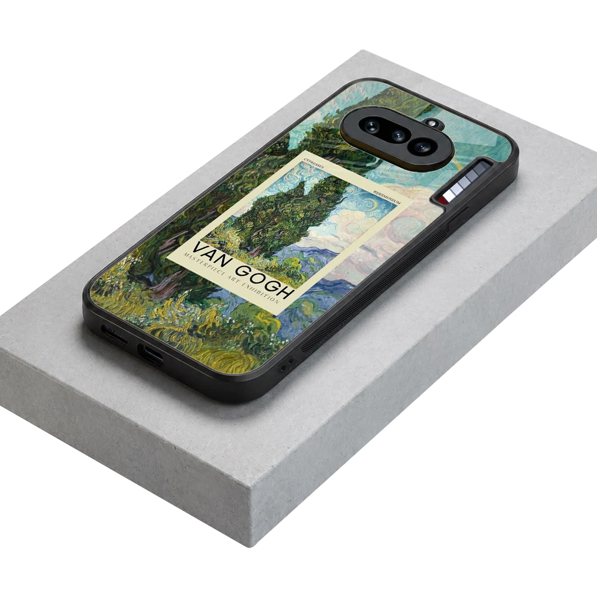 Cypresses stylish phone case for nothing phone 4a | glossy glass and slim fit