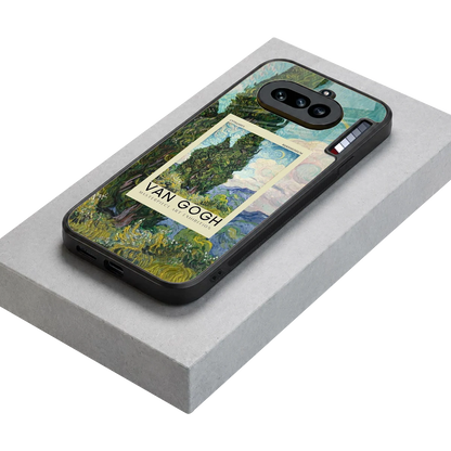 Cypresses stylish phone case for nothing phone 4a | glossy glass and slim fit