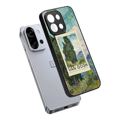 Cypresses sleek oneplus 13s cover with tempered glass back and TPU edges