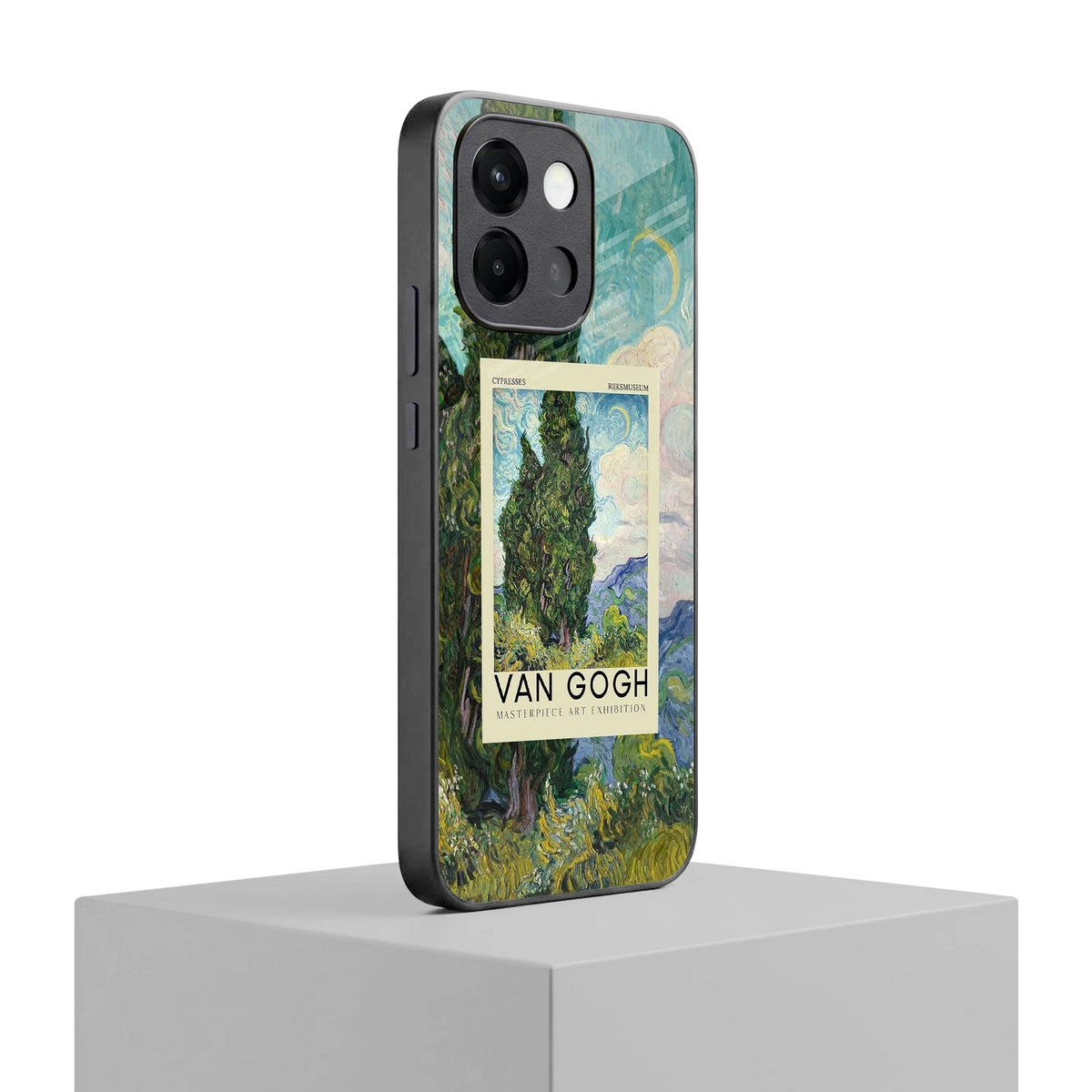 Cypresses oneplus 13s mobile cover | shockproof glass phone case