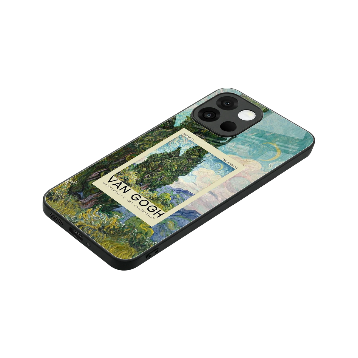 Cypresses stylish phone case for oneplus 13s | glossy glass and slim fit