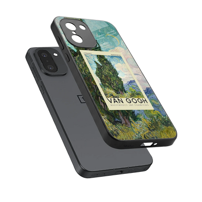 Cypresses sleek oneplus 15r cover with tempered glass back and TPU edges