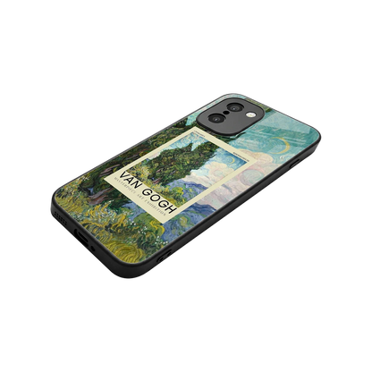 Cypresses stylish phone case for oneplus 15r | glossy glass and slim fit