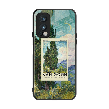 Cypresses back phone cover | glass case for oneplus nord 2