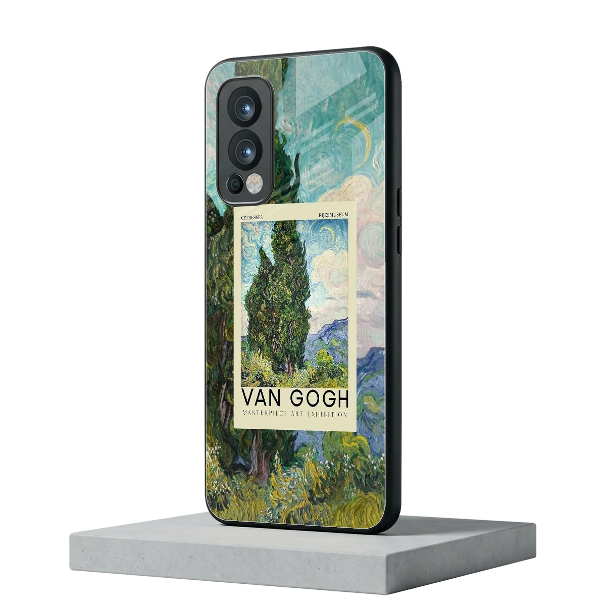 Cypresses oneplus nord 2 mobile cover | shockproof glass phone case