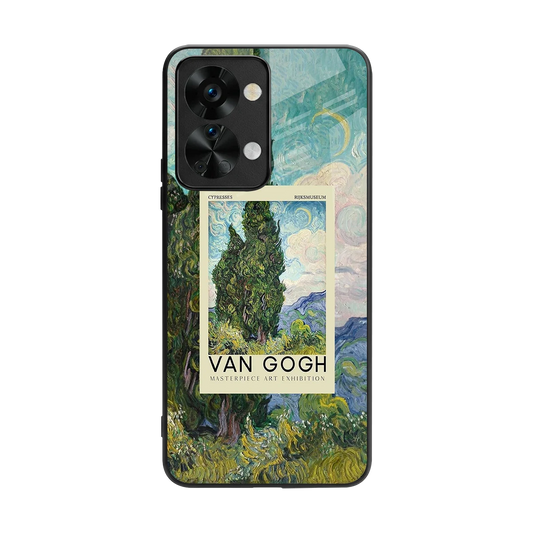 Cypresses back phone cover | glass case for oneplus nord 2t