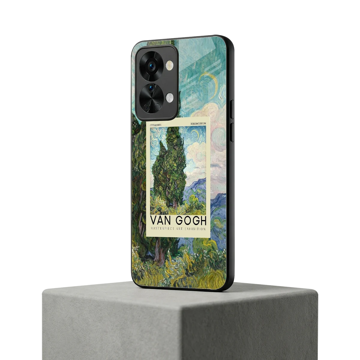 Cypresses oneplus nord 2t mobile cover | shockproof glass phone case