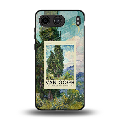 Cypresses back phone cover | glass case for oneplus nord 4