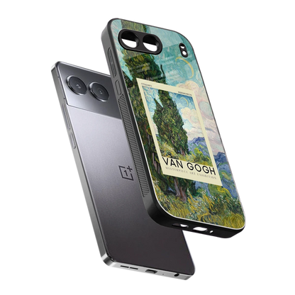 Cypresses sleek oneplus nord 4 cover with tempered glass back and TPU edges