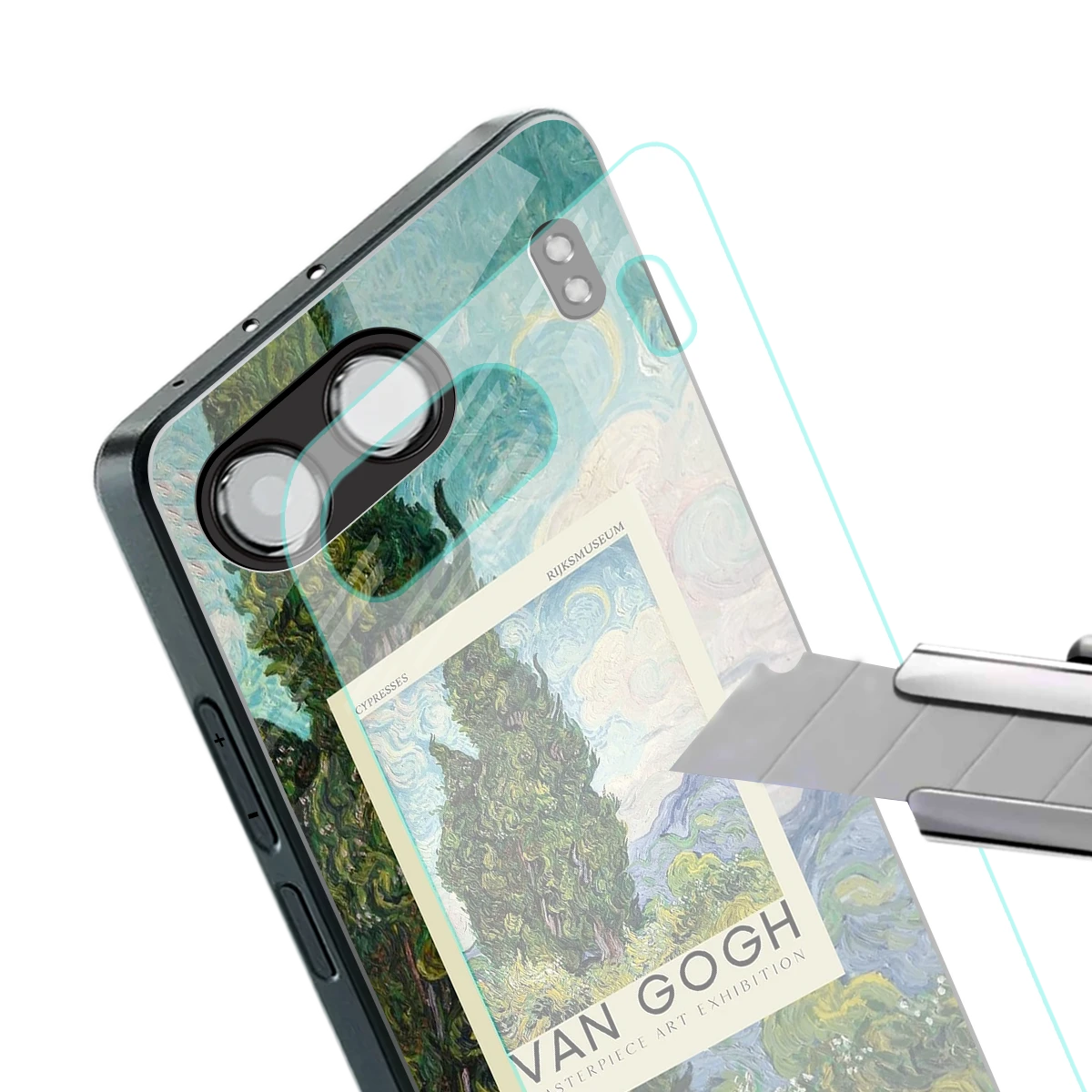 Cypresses stylish phone case for oneplus nord 4 | glossy glass and slim fit