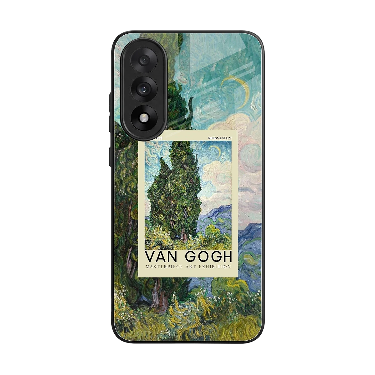 Cypresses back phone cover | glass case for oneplus nord 5