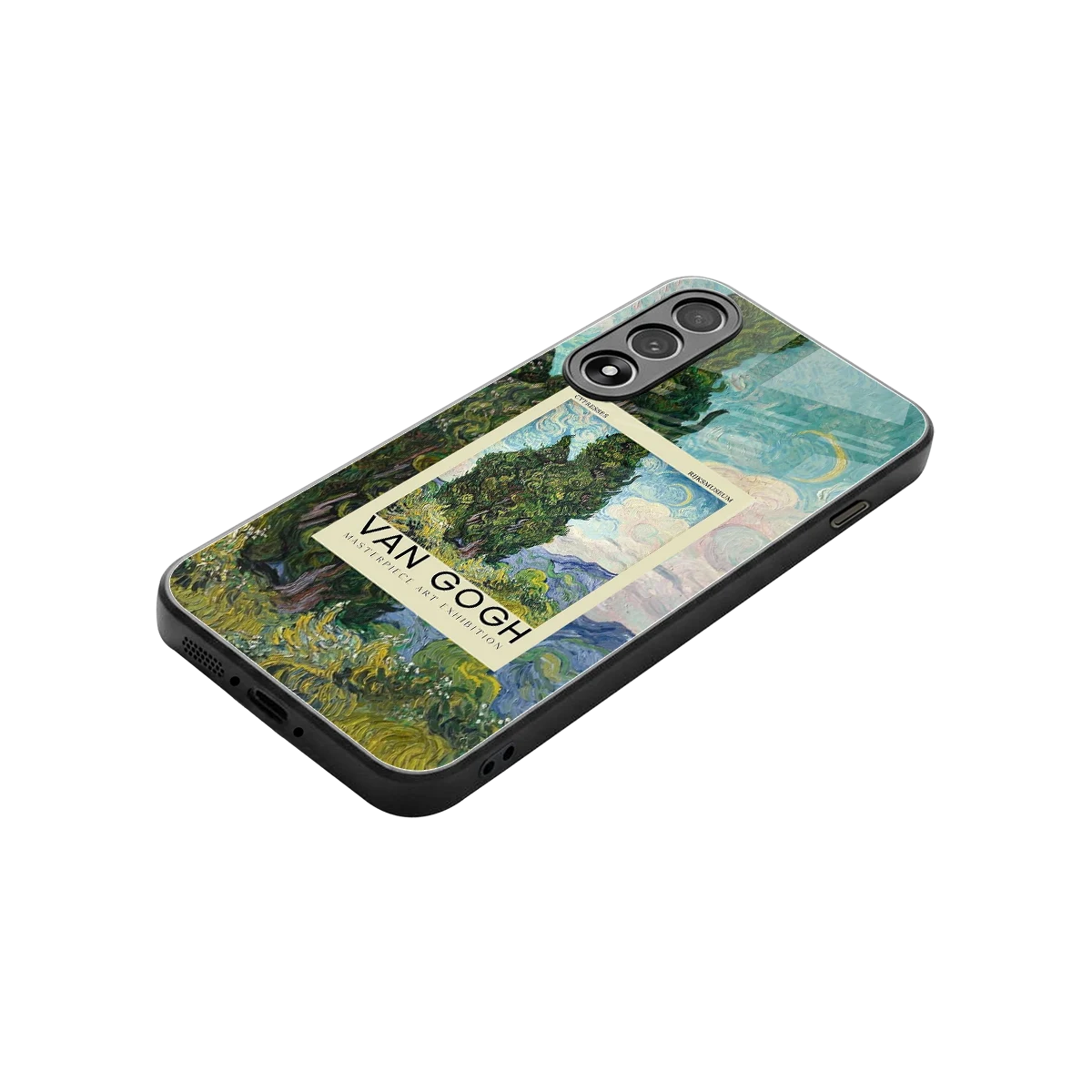 Cypresses stylish phone case for oneplus nord 5 | glossy glass and slim fit