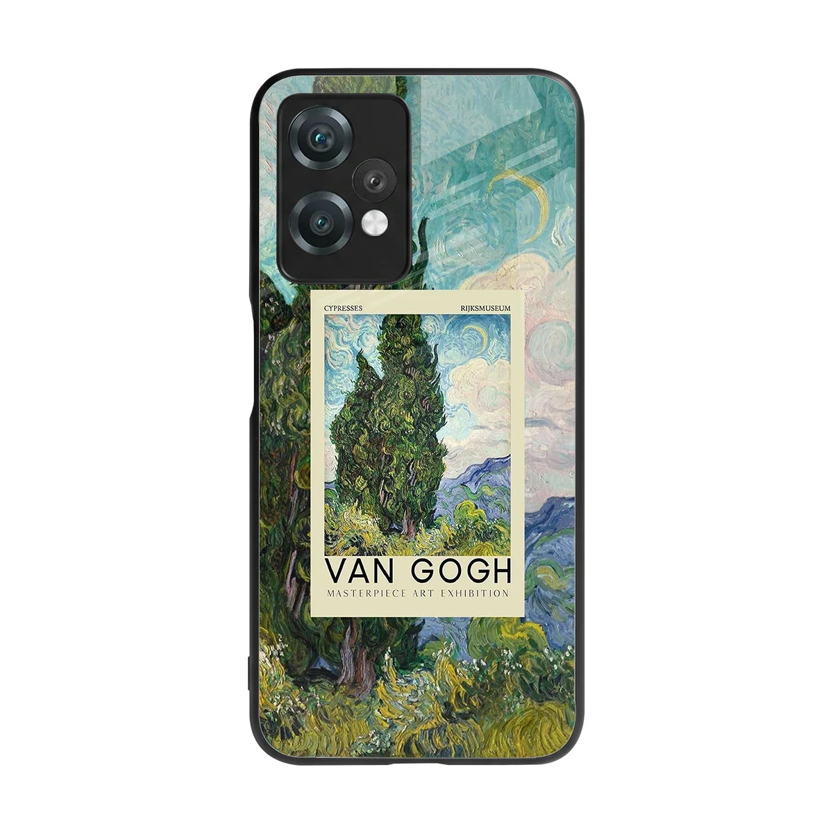 Cypresses back phone cover | glass case for oneplus nord ce 2 lite