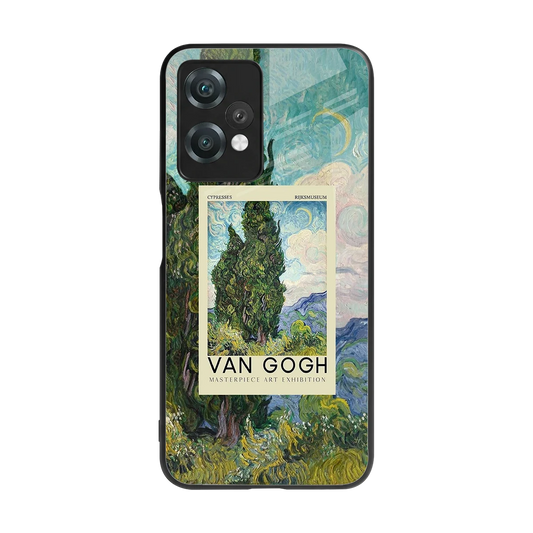 Cypresses back phone cover | glass case for oneplus nord ce 2 lite