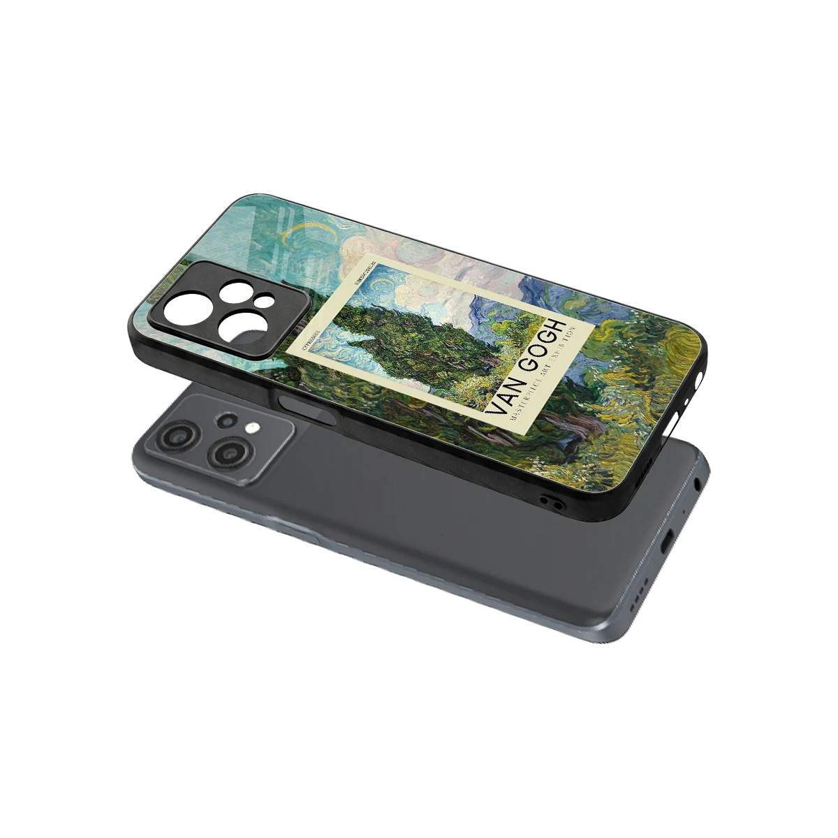 Cypresses sleek oneplus nord ce 2 lite cover with tempered glass back and TPU edges