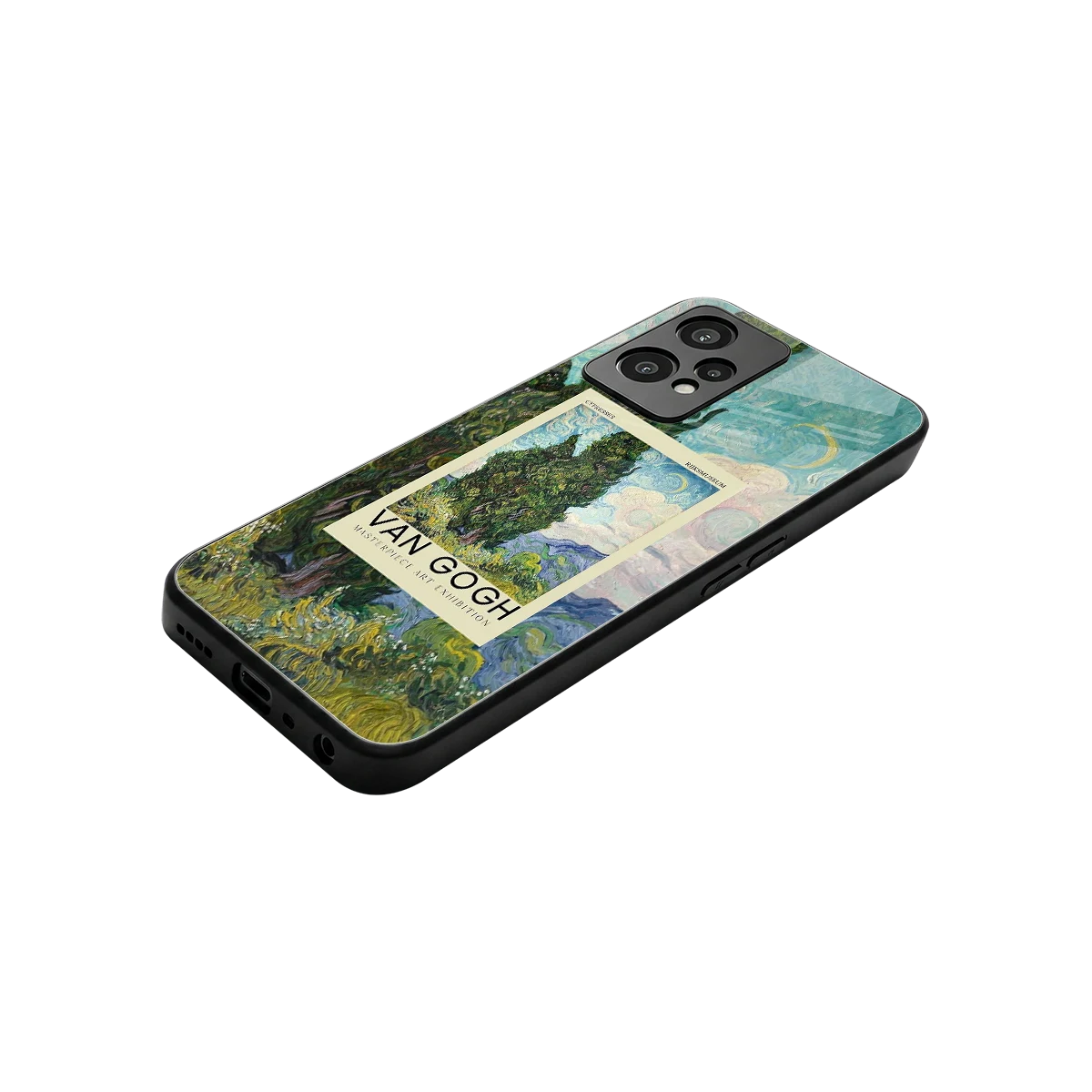 Cypresses stylish phone case for oneplus nord ce 2 lite | glossy glass and slim fit