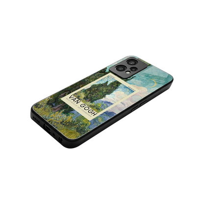 Cypresses stylish phone case for oneplus nord ce 2 lite | glossy glass and slim fit