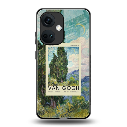 Cypresses back phone cover | glass case for oneplus nord ce 3