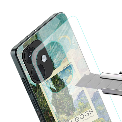 Cypresses stylish phone case for oneplus nord ce 3 | glossy glass and slim fit