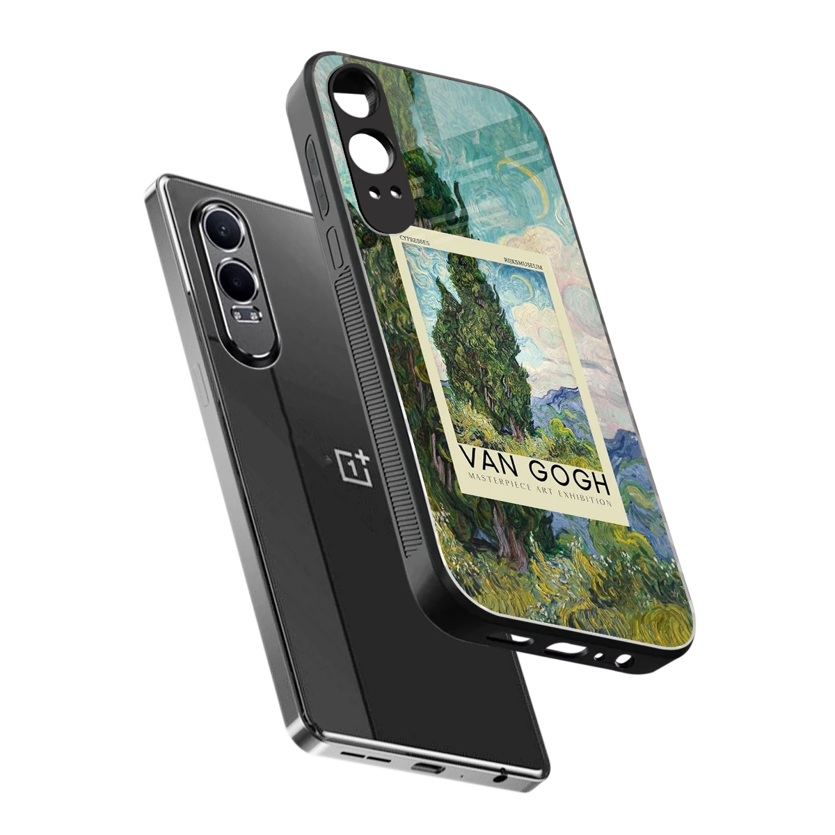Cypresses sleek oneplus nord ce 4 lite cover with tempered glass back and TPU edges