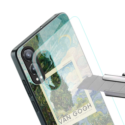 Cypresses stylish phone case for oneplus nord ce 4 lite | glossy glass and slim fit