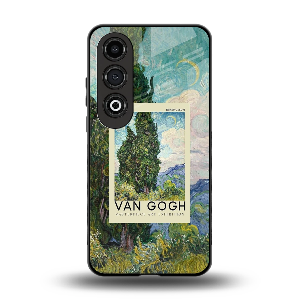 Cypresses back phone cover | glass case for oneplus nord ce 4