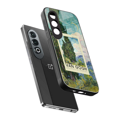 Cypresses sleek oneplus nord ce 4 cover with tempered glass back and TPU edges