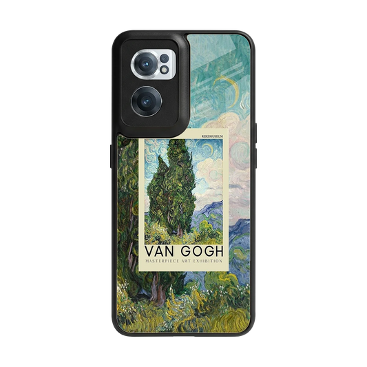 Cypresses back phone cover | glass case for oneplus nord ce 2