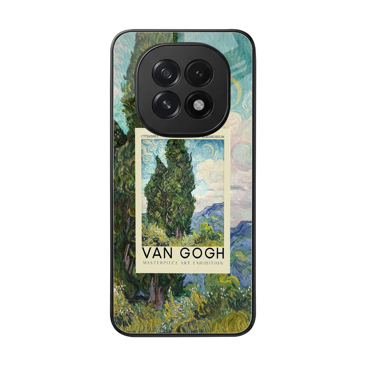 Cypresses back phone cover | glass case for oppo f29 5g