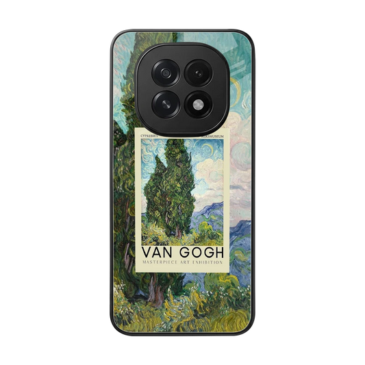 Cypresses back phone cover | glass case for oppo f29 5g