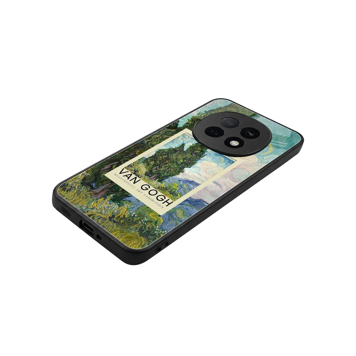 Cypresses stylish phone case for oppo f29 pro 5g | glossy glass and slim fit
