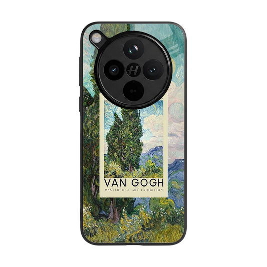 Cypresses back phone cover | glass case for oppo find x8