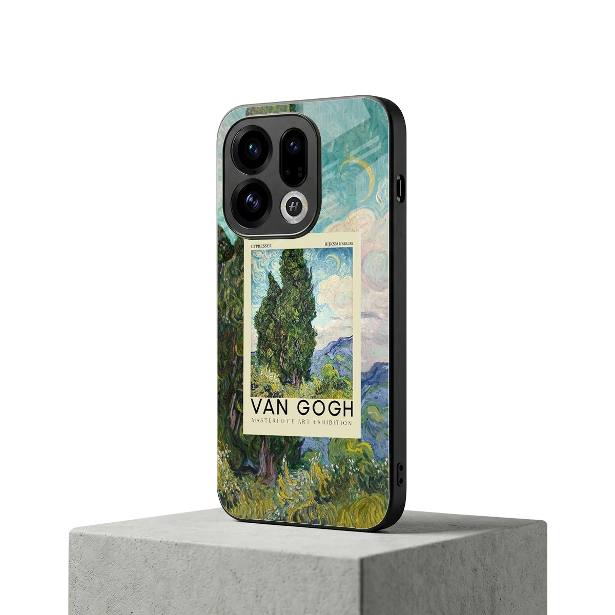 Cypresses oppo find x9 mobile cover | shockproof glass phone case