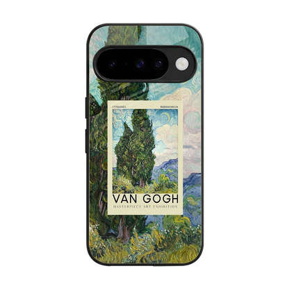 Cypresses back phone cover | glass case for google pixel 10