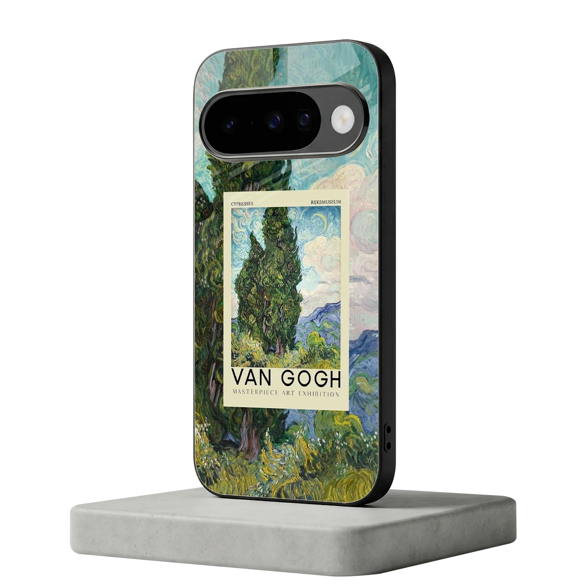 Cypresses google pixel 10 mobile cover | shockproof glass phone case