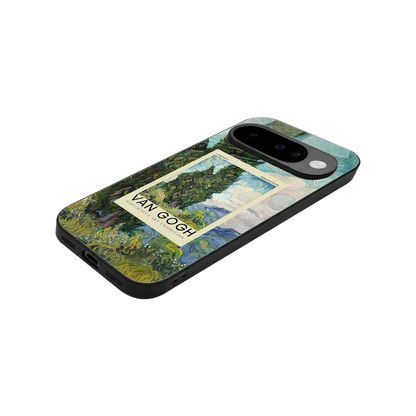 Cypresses stylish phone case for google pixel 10 | glossy glass and slim fit