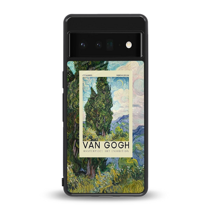 Cypresses back phone cover | glass case for google pixel 6 pro