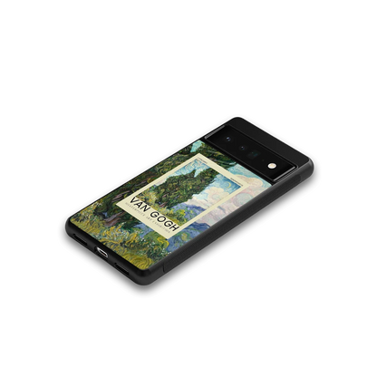 Cypresses google pixel 6 pro mobile cover | shockproof glass phone case