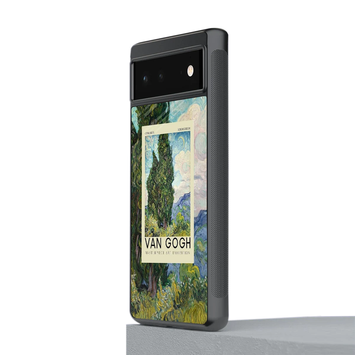 Cypresses stylish phone case for google pixel 6 | glossy glass and slim fit